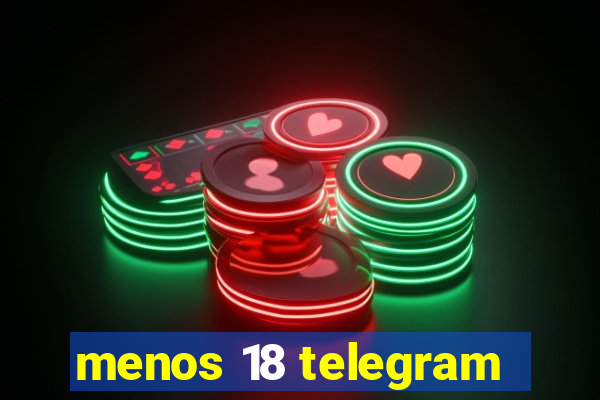 menos 18 telegram